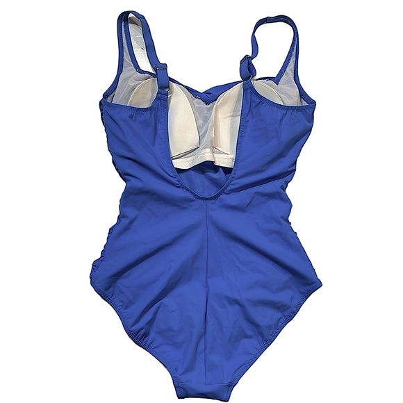 NWOT Gottex Lattice V-Neck Surplice One Piece - Picture 7 of 13